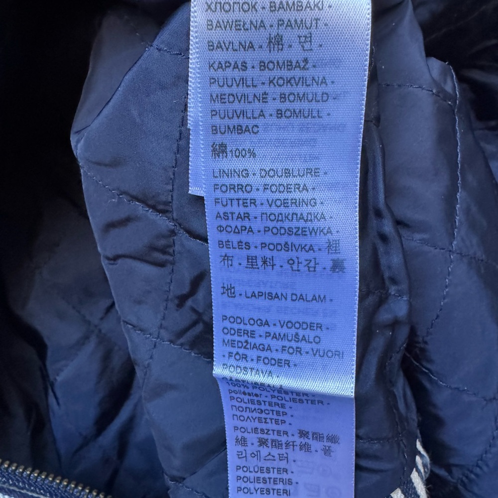 Levis Bree Barn Jacket Large Hickory Stripe - Picture 10 of 10